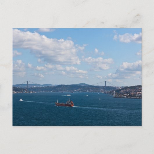 Istanbul Bosporus Briefkaart (Voorkant)