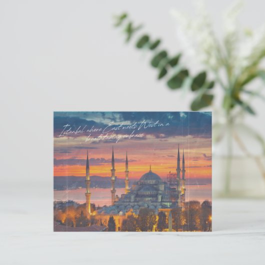 Istanbul Briefkaart (Staand voorkant)
