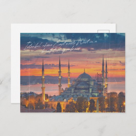 Istanbul Briefkaart (Voorkant / Achterkant)