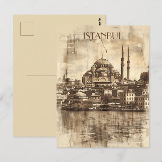 Istanbul Briefkaart (Voorkant / Achterkant)