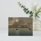  Istanbul-cityscape met maanlicht Briefkaart (Staand voorkant)