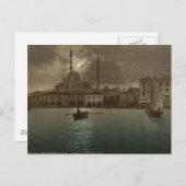  Istanbul-cityscape met maanlicht Briefkaart (Voorkant / Achterkant)