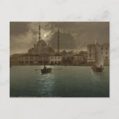  Istanbul-cityscape met maanlicht Briefkaart (Voorkant)