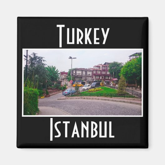 Istanbul Cityscape Street Architecture Magneet (Voorkant)