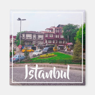 Istanbul Cityscape Street Architecture Magneet