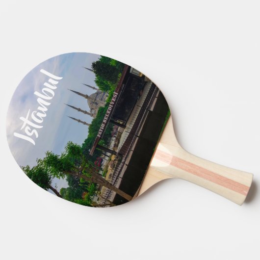 Istanbul Cityscape Street Architecture Tafeltennisbatje (Zijkant)