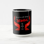Istanbul Design met tweetalige liefdesquote Mok (Midden)