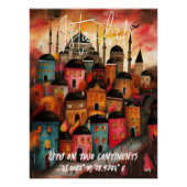 Istanbul: Donde Oriente y Occidente se Encuentran Perfect Poster (Voorkant)