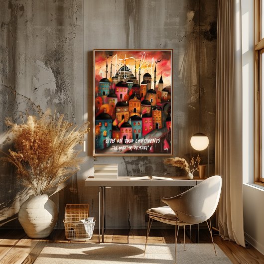 Istanbul: Donde Oriente y Occidente se Encuentran Perfect Poster