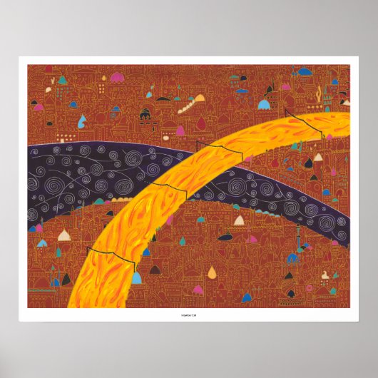 Istanbul Eid - Afdrukken Poster (Voorkant)