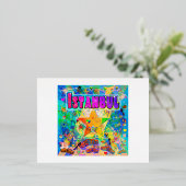 Istanbul Epoch Hour Briefkaart (Staand Voorkant)