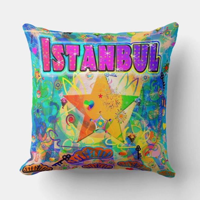 Istanbul Epoch Hour kussen (Voorkant)