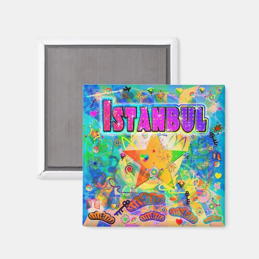 Istanbul Epoch Hour Magnet (Voorkant / Achterkant)