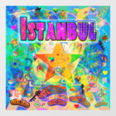 Istanbul Epoch Uur Venster Cling Raamsticker (Vel)