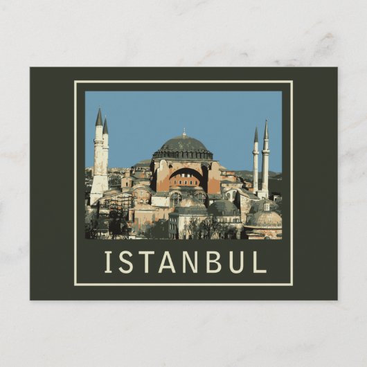 Istanbul Hagia Sophia Briefkaart (Voorkant)