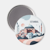 Istanbul Hagia Sophia Magneet (Voorkant / Achterkant)