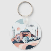 Istanbul Hagia Sophia Sleutelhanger (Voorkant)