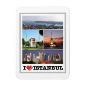 Istanbul - ik hou van Turkije - Magneet (Verticaal)