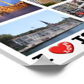 Istanbul - ik hou van Turkije - Poster (Hoek)