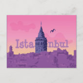Istanbul kleurrijk briefkaart (Voorkant)