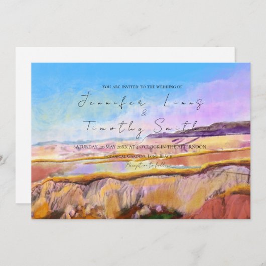 Istanbul kleurrijk landschap kaart (Voorkant / Achterkant)