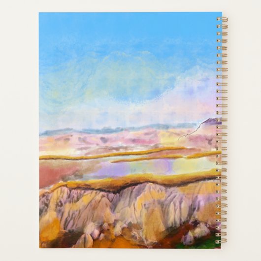 Istanbul kleurrijk landschap planner (Achterkant)