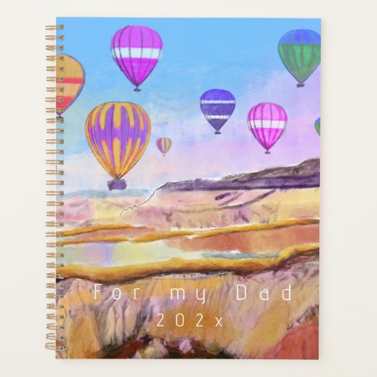 Istanbul kleurrijke heteluchtballon festival planner (Voorkant)