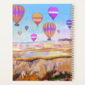 Istanbul kleurrijke heteluchtballon festival planner (Achterkant)