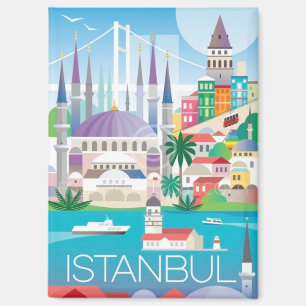Istanbul koelkastmagneet magneet