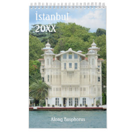 Istanbul langs Bosphorus 2021-kalender Kalender