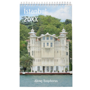 Istanbul langs Bosphorus 2021-kalender Kalender
