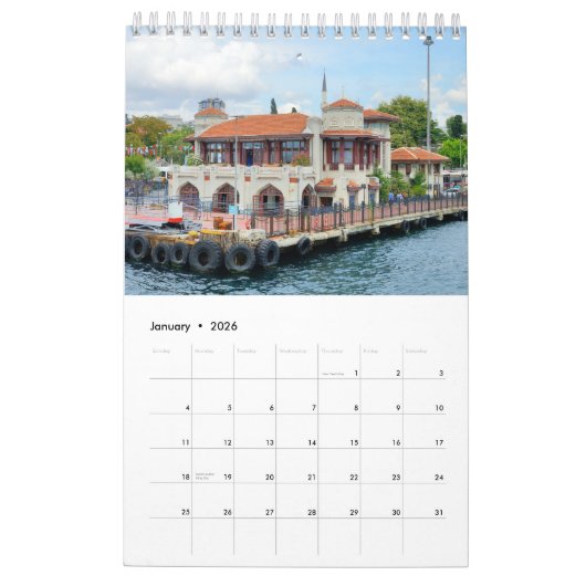 Istanbul langs Bosphorus 2021-kalender Kalender (Jan 2026)