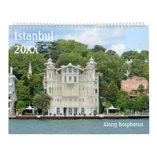 Istanbul langs Bosphorus 2021-kalender Kalender (Hoes)