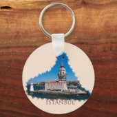 Istanbul: Meisjestoren Sleutelhanger (Voorkant)