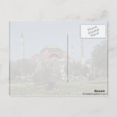 Istanbul Monuments Briefkaart (Achterkant)