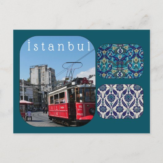 Istanbul Multi-uitzicht Briefkaart (Voorkant)