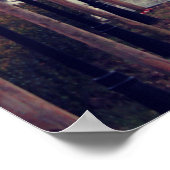 Istanbul print. Stationsfotografie voor thuisdecor Poster (Hoek)