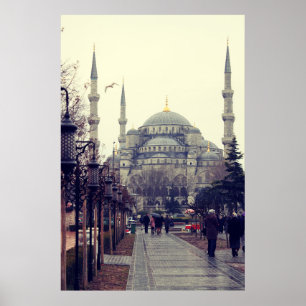 Istanbul print. Stationsfotografie voor thuisdecor Poster