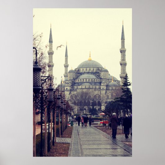 Istanbul print. Stationsfotografie voor thuisdecor Poster (Voorkant)