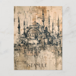 Istanbul Reizen Briefkaart