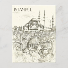Istanbul Reizen Briefkaart