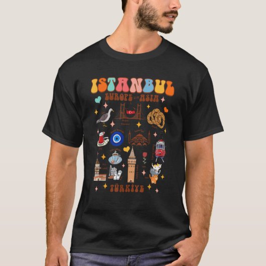 Istanbul Reizen Zomervakantie Istanbul T-shirt (Voorkant)