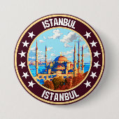 Istanbul Ronde Button 7,6 Cm (Voorkant)