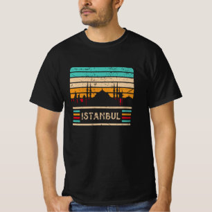 Istanbul  Skyline Sultan Mosque Turkije T-shirt