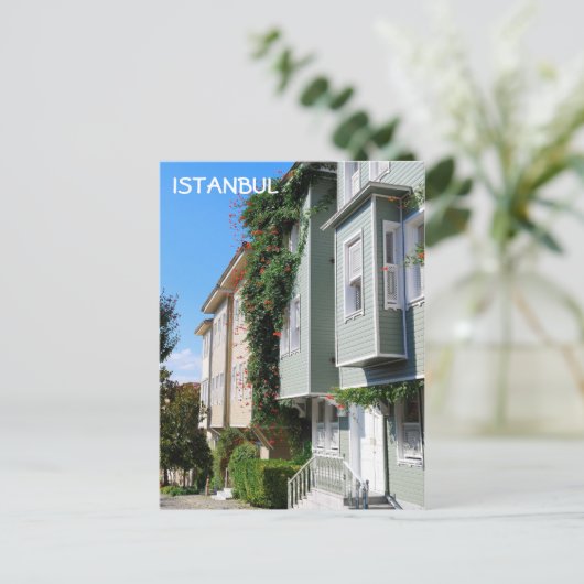 Istanbul-straat Briefkaart (Staand voorkant)