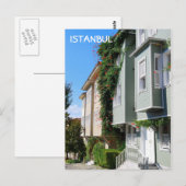 Istanbul-straat Briefkaart (Voorkant / Achterkant)