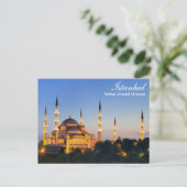 Istanbul - Sultan Ahmed Mosque bij briefkaart 's n (Staand voorkant)