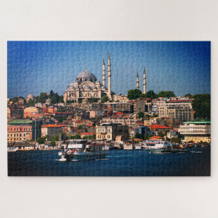 Istanbul, Sultan Ahmed panorama, Turkije/Groot Legpuzzel