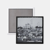 Istanbul - Sultan Ahmed, Turkije 2 (Fridge Magnet) Magneet (Voorkant / Achterkant)