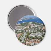 Istanbul - Sultanahmet (ronde magneet) Magneet (Voorkant / Achterkant)